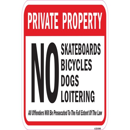 Signmission Safety Sign, 12 in Height, Aluminum, 24840 A-1218-24840